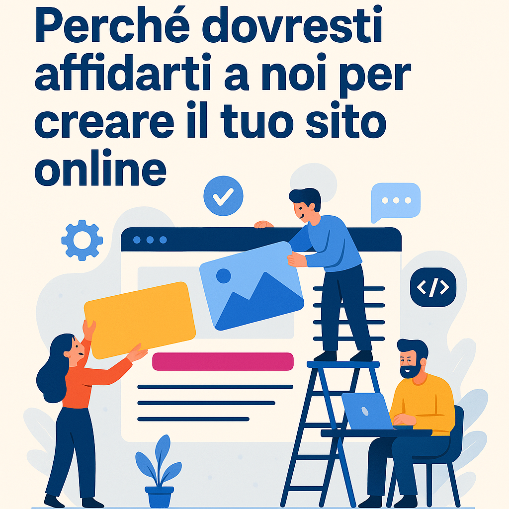 Perché dovresti affidarti a noi per creare il tuo sito online